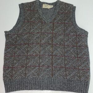 Vintage Oakton Limited wool Sweater Vest Size Large